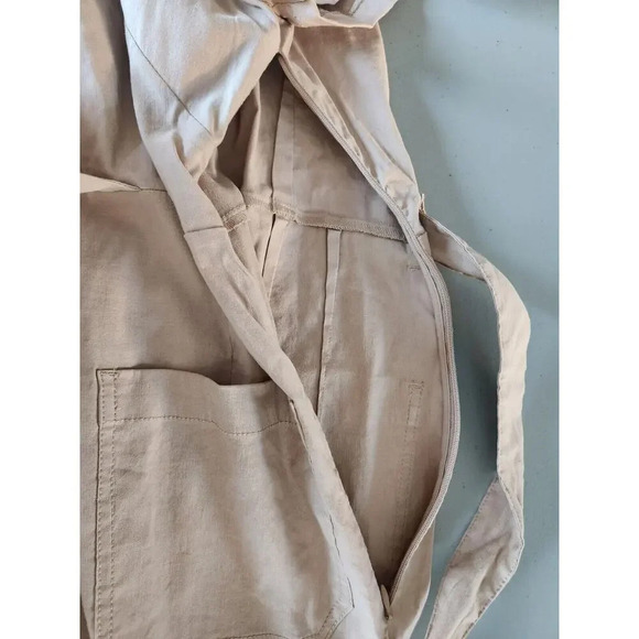 NWT Anthropologie The Colette Wrap Midi Dress by Maeve Size L Honey #9H422 - Picture 10 of 12